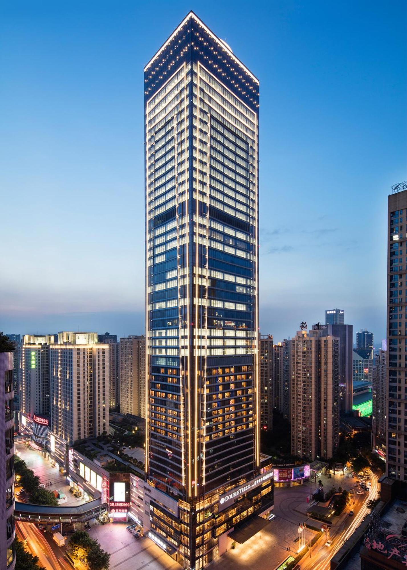 Отель Doubletree By Hilton Chongqing - Nan'An Экстерьер фото